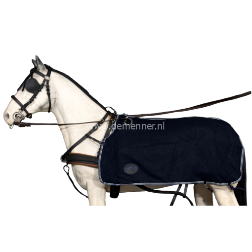 driving rug kidney fleece navy